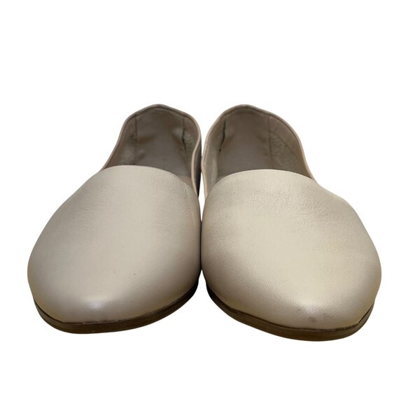 Aldo Women’s Nude Pink Genuine Leather Slip-On Ballet Sternatia Flats Size 10 - Picture 2 of 8